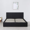 Milano Luxury Gas Lift Bed Frame And Headboard King Black Deals499