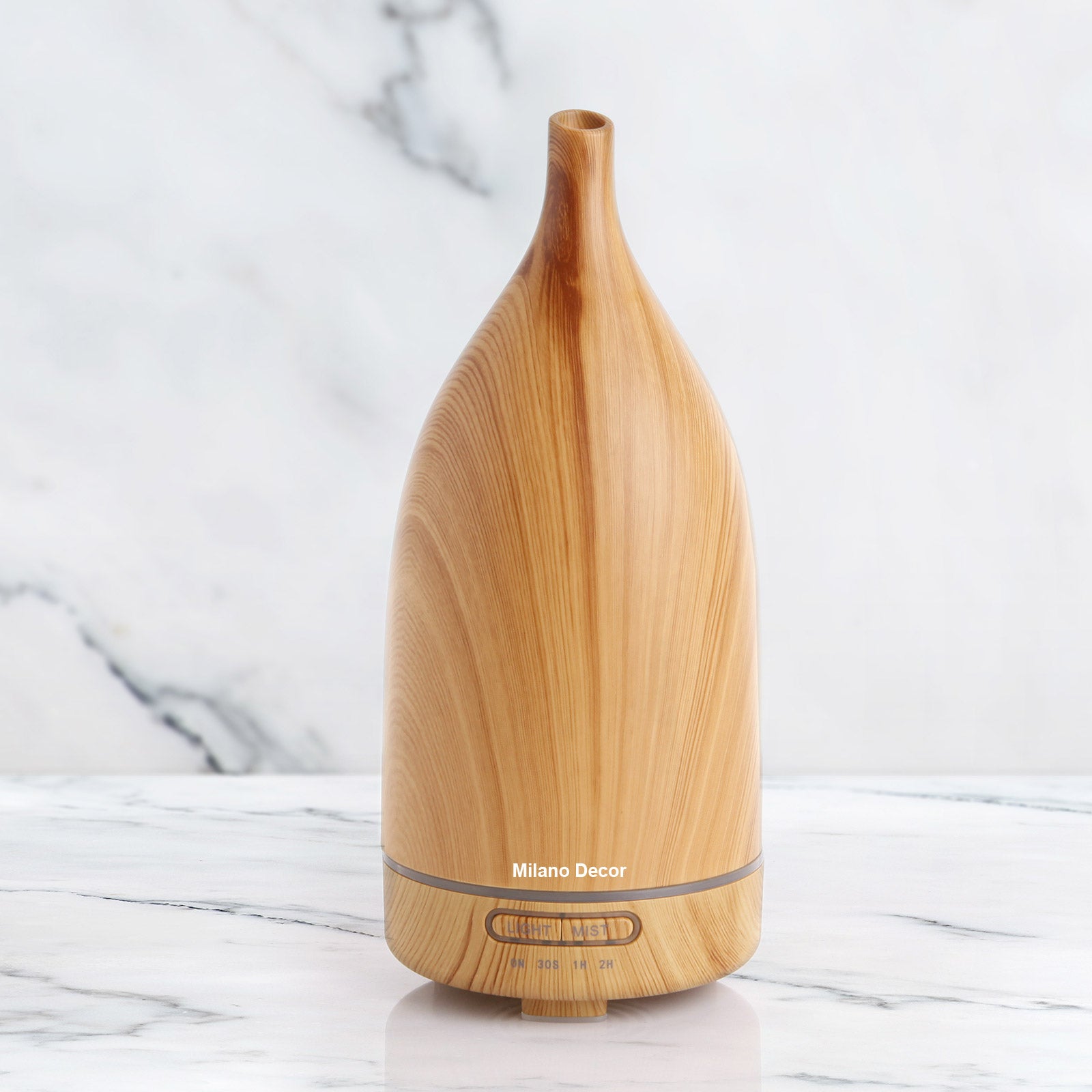 Milano Decor Aroma Diffuser 100ml Ultrasonic Humidifier Purifier And 3 Pack Oils - Light Wood Deals499
