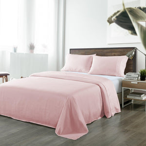 Royal Comfort Bamboo Blended Sheet & Pillowcases Set 1000TC Ultra Soft Bedding King Bubble Bath Deals499