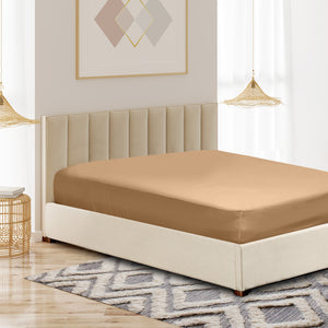 Royal Comfort 1200 Thread Count Fitted Sheet Cotton Blend Ultra Soft Bedding Linen Queen Deals499