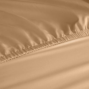 Royal Comfort 1200 Thread Count Fitted Sheet Cotton Blend Ultra Soft Bedding Linen Queen Deals499