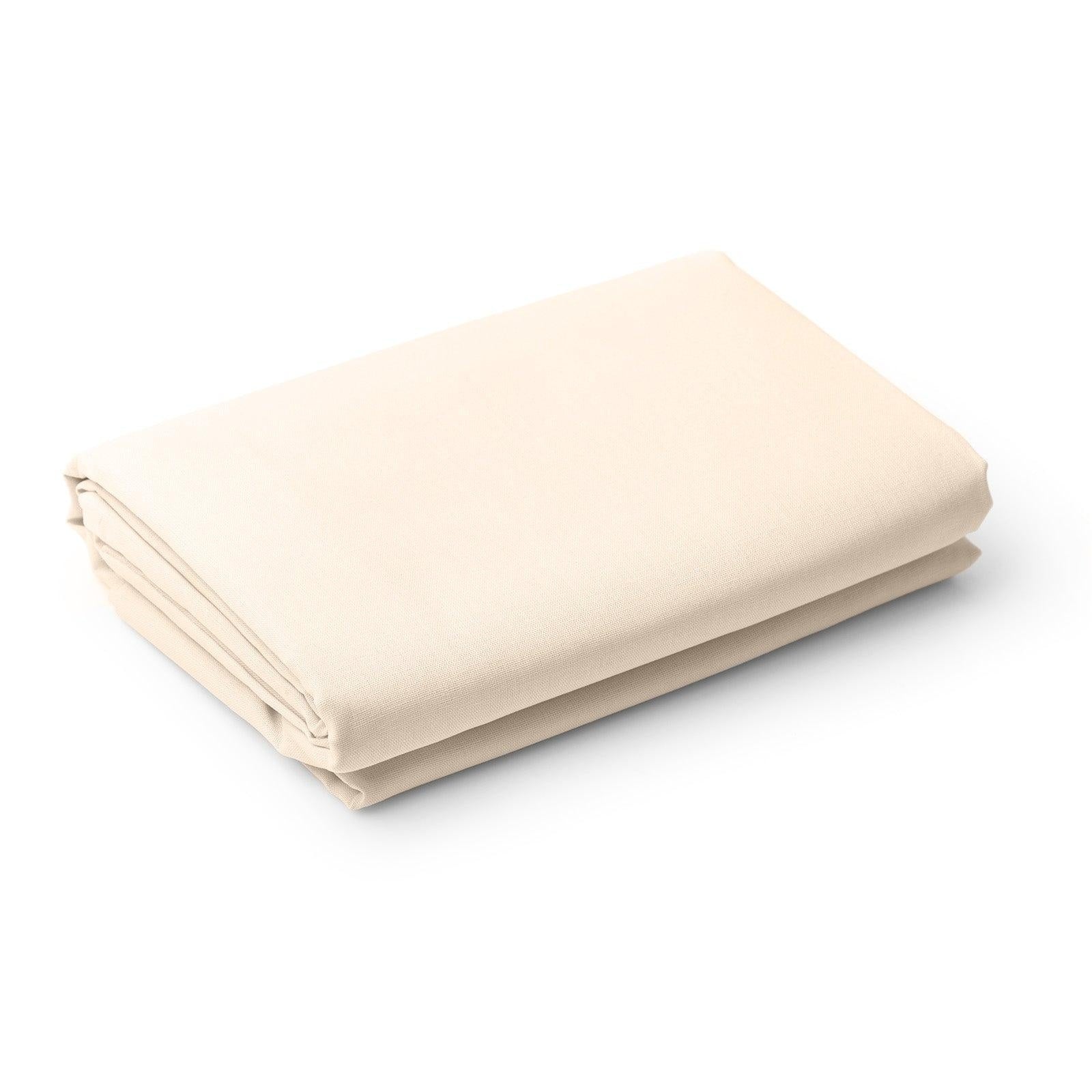 Royal Comfort 1000 Thread Count Fitted Sheet Cotton Blend Ultra Soft Bedding Ivory King Deals499