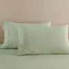 Royal Comfort Flax Linen Blend Sheet Set Bedding Luxury Breathable Ultra Soft Sage Green Queen Deals499