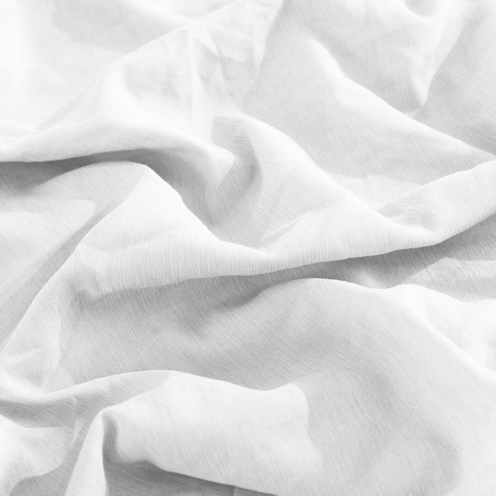 Royal Comfort Flax Linen Blend Sheet Set Bedding Luxury Breathable Ultra Soft White King Deals499