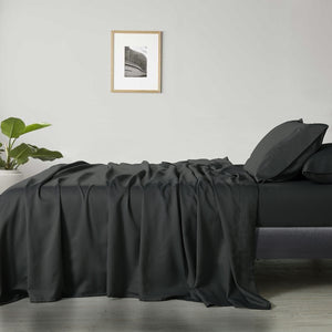 Royal Comfort 600 Thread Count Cooling Ultra Soft Tencel Eucalyptus Sheet Set Graphite Queen Deals499