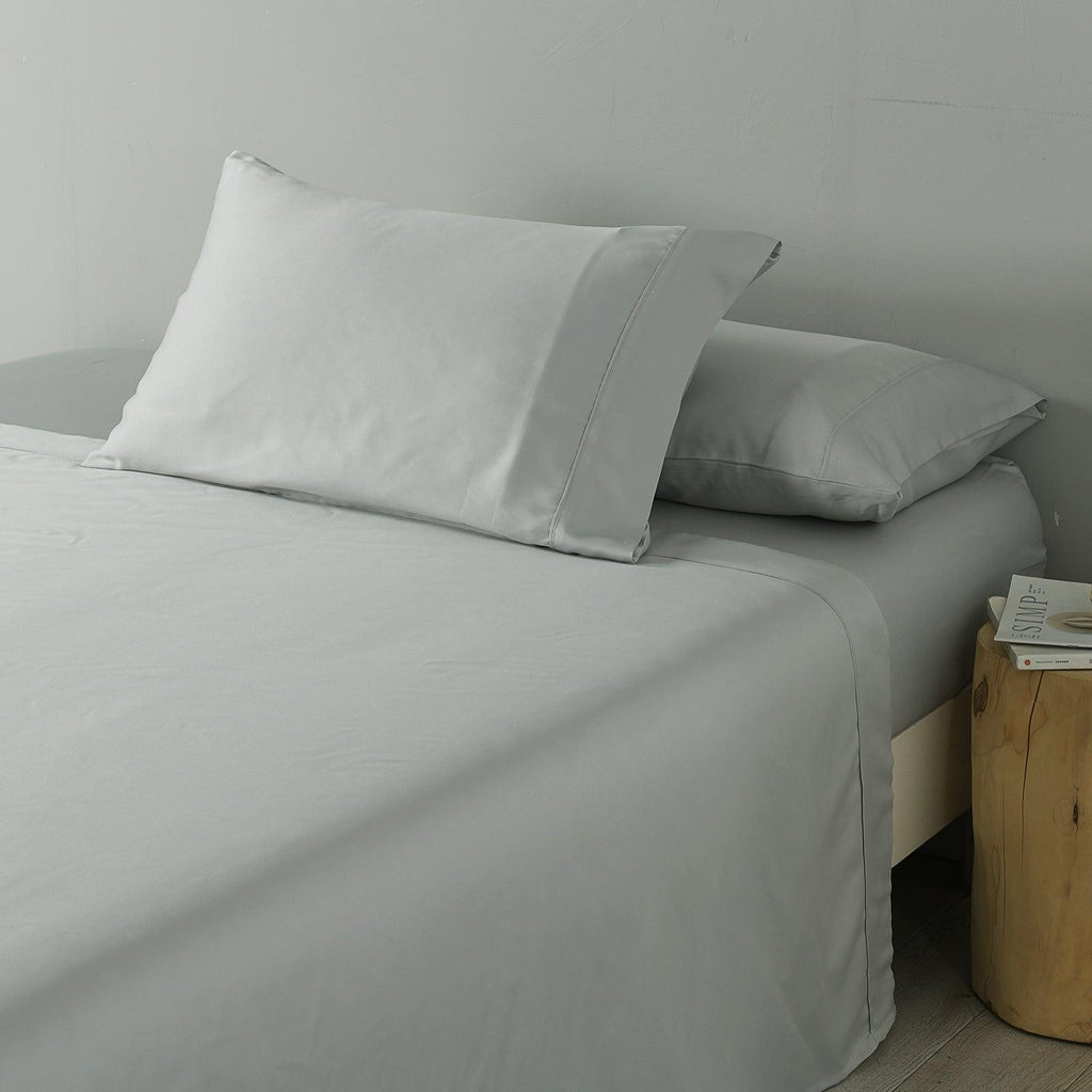 Royal Comfort 600 Thread Count Cooling Ultra Soft Tencel Eucalyptus Sheet Set Grey King Deals499