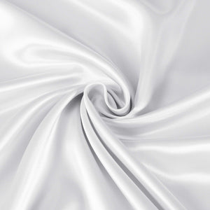 Royal Comfort Satin Sheet Set 3 Piece Fitted Sheet Pillowcase Soft  - Queen - White Deals499