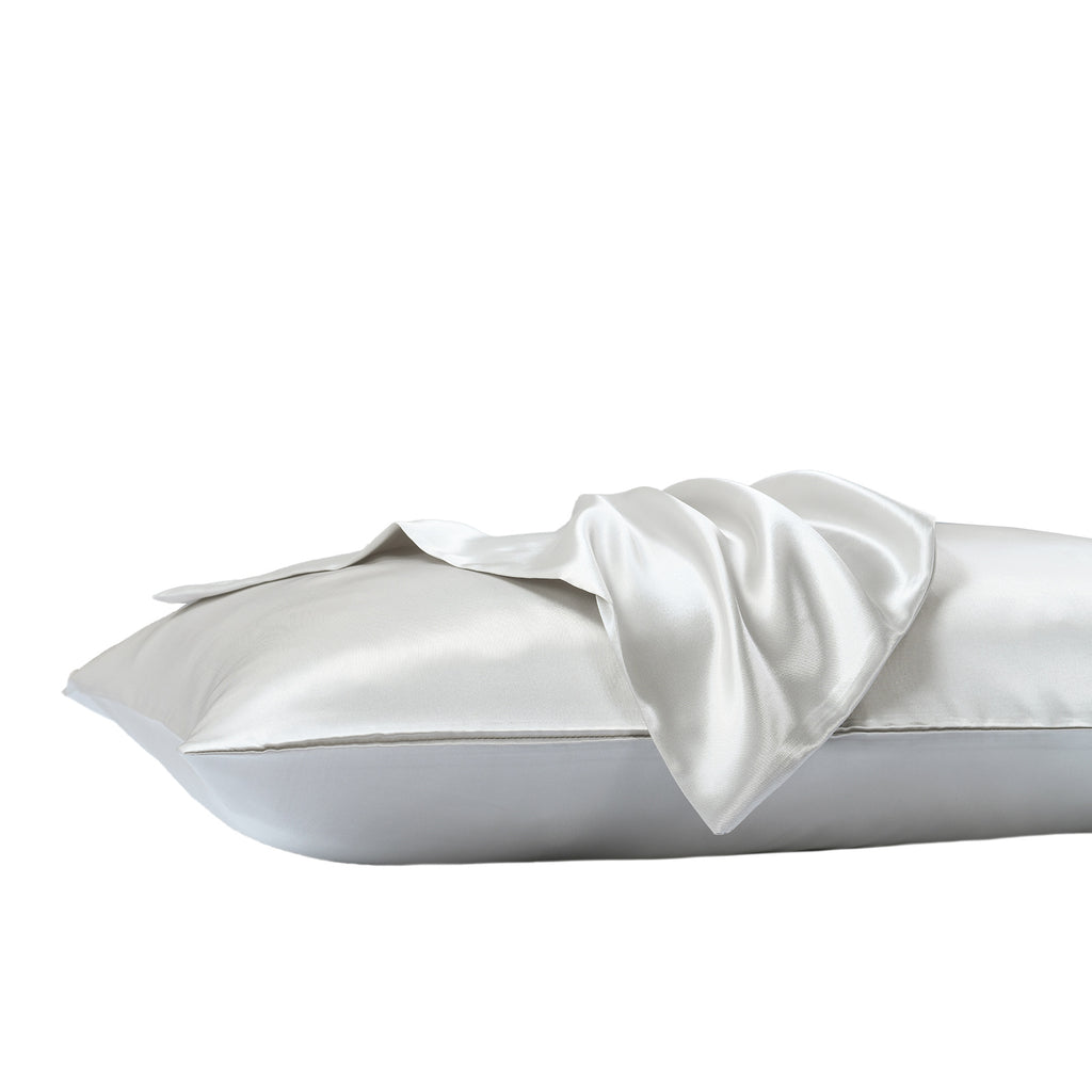 Royal Comfort Satin Sheet Set 3 Piece Fitted Sheet Pillowcase Soft  - King - Silver Deals499