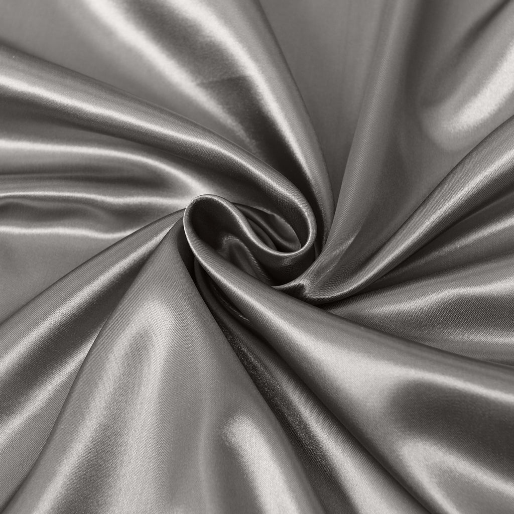 Royal Comfort Satin Sheet Set 3 Piece Fitted Sheet Pillowcase Soft  - King - Charcoal Deals499