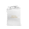 Royal Comfort Satin Sheet Set 4 Piece Fitted Flat Sheet Pillowcases  - Queen - White Deals499
