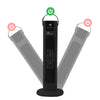 Pursonic Electric Ceramic Tower Heater Portable Oscillating Remote Control - Black Deals499