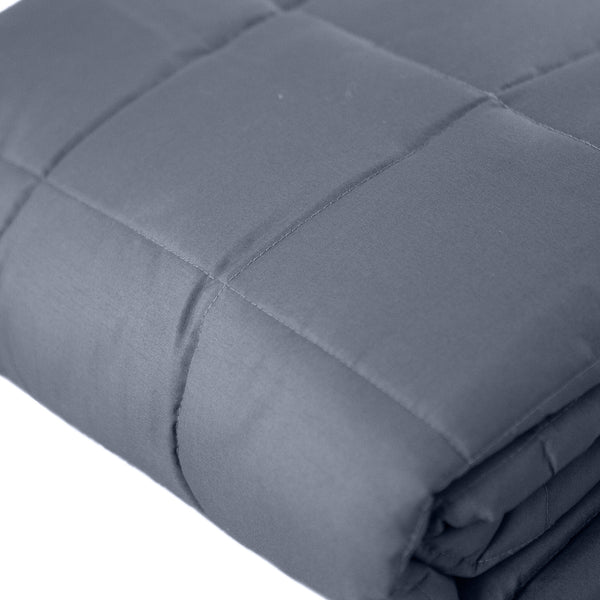 Royal Comfort Weighted Gravity Blanket 7KG Queen Size Relax Ultra Soft Grey Deals499