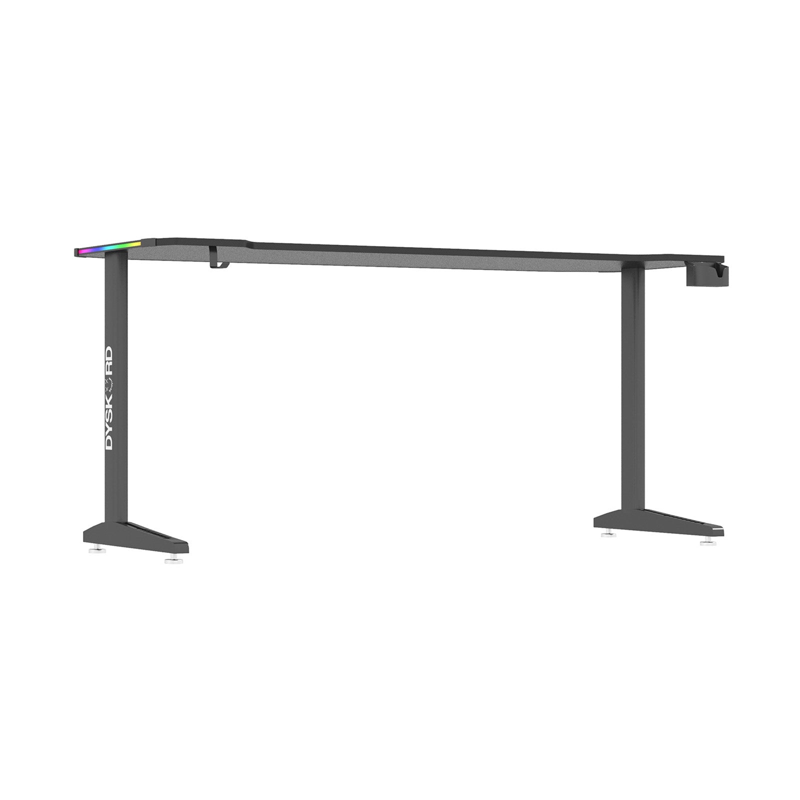 Dyskord Adjustable Gaming Table Desk Office Desktop Steel LED RGB Lighting Deals499