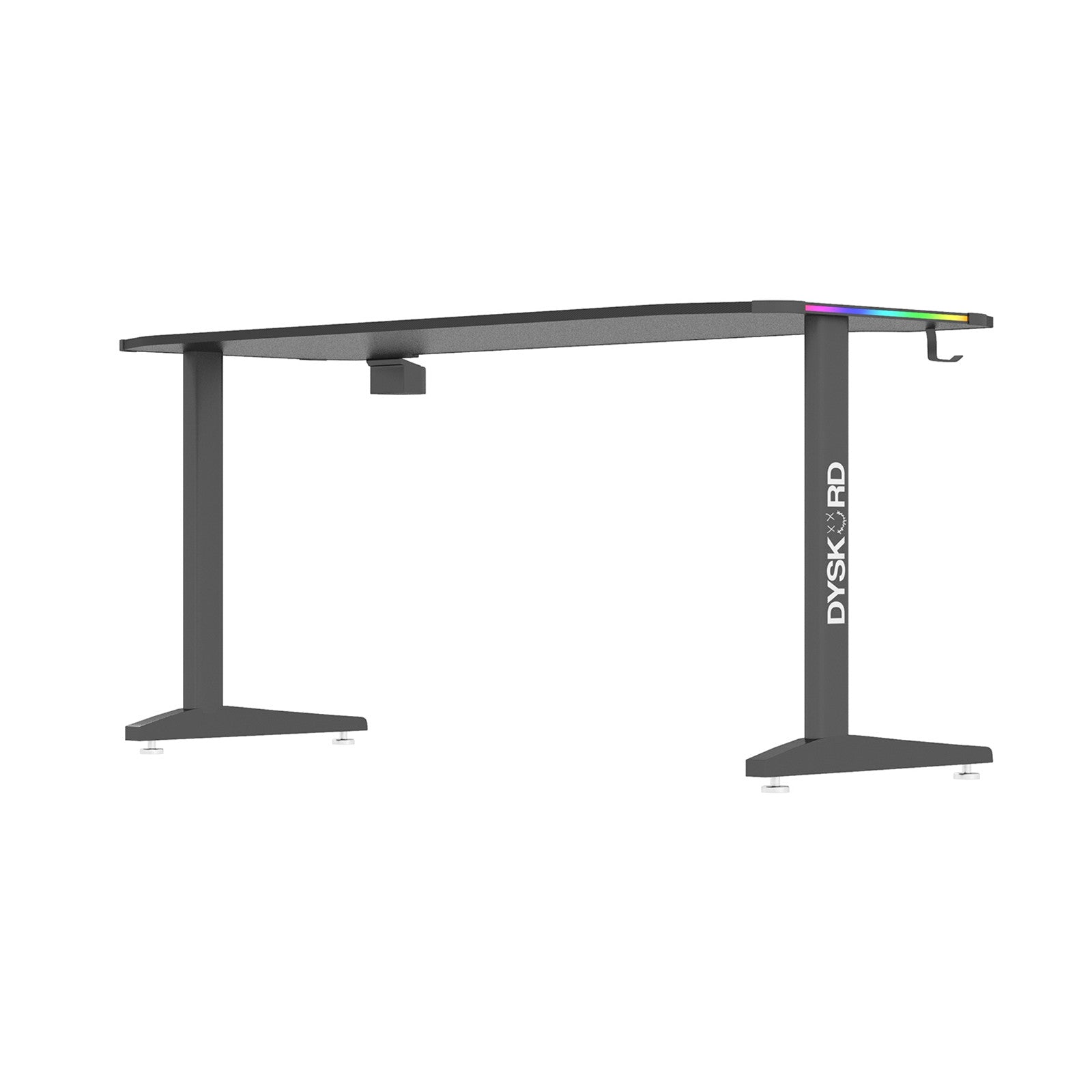 Dyskord Adjustable Gaming Table Desk Office Desktop Steel LED RGB Lighting Deals499