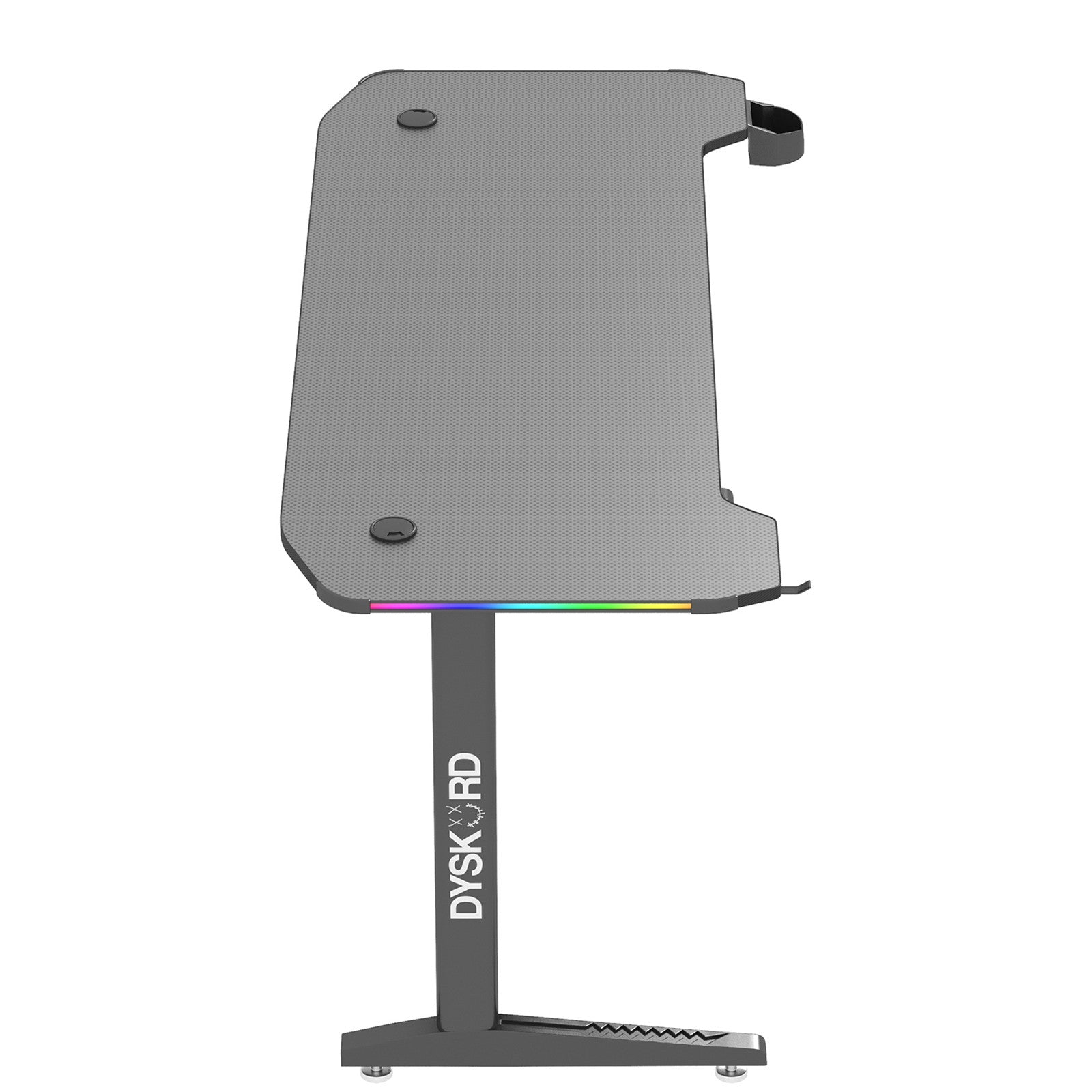 Dyskord Adjustable Gaming Table Desk Office Desktop Steel LED RGB Lighting Deals499