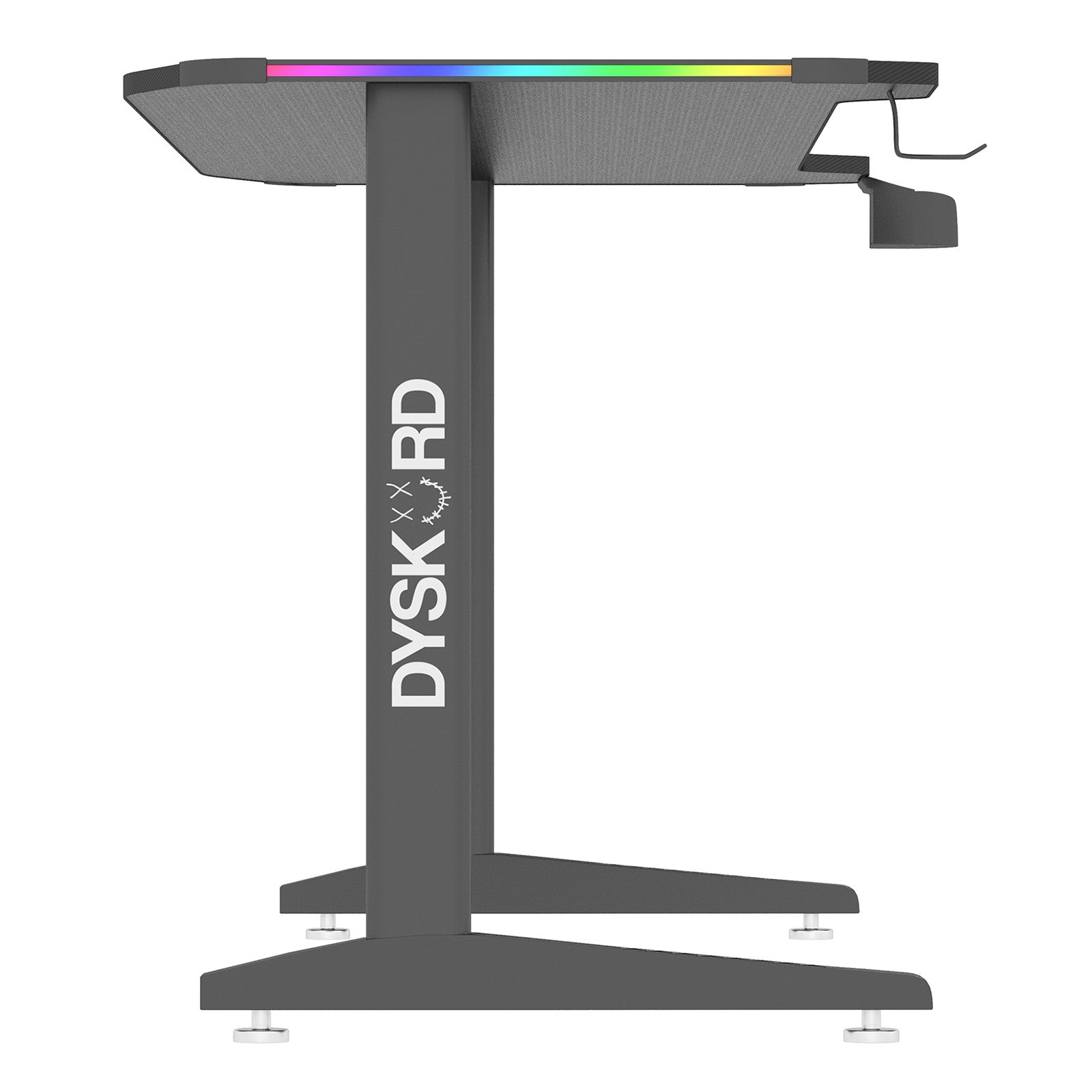 Dyskord Adjustable Gaming Table Desk Office Desktop Steel LED RGB Lighting Deals499