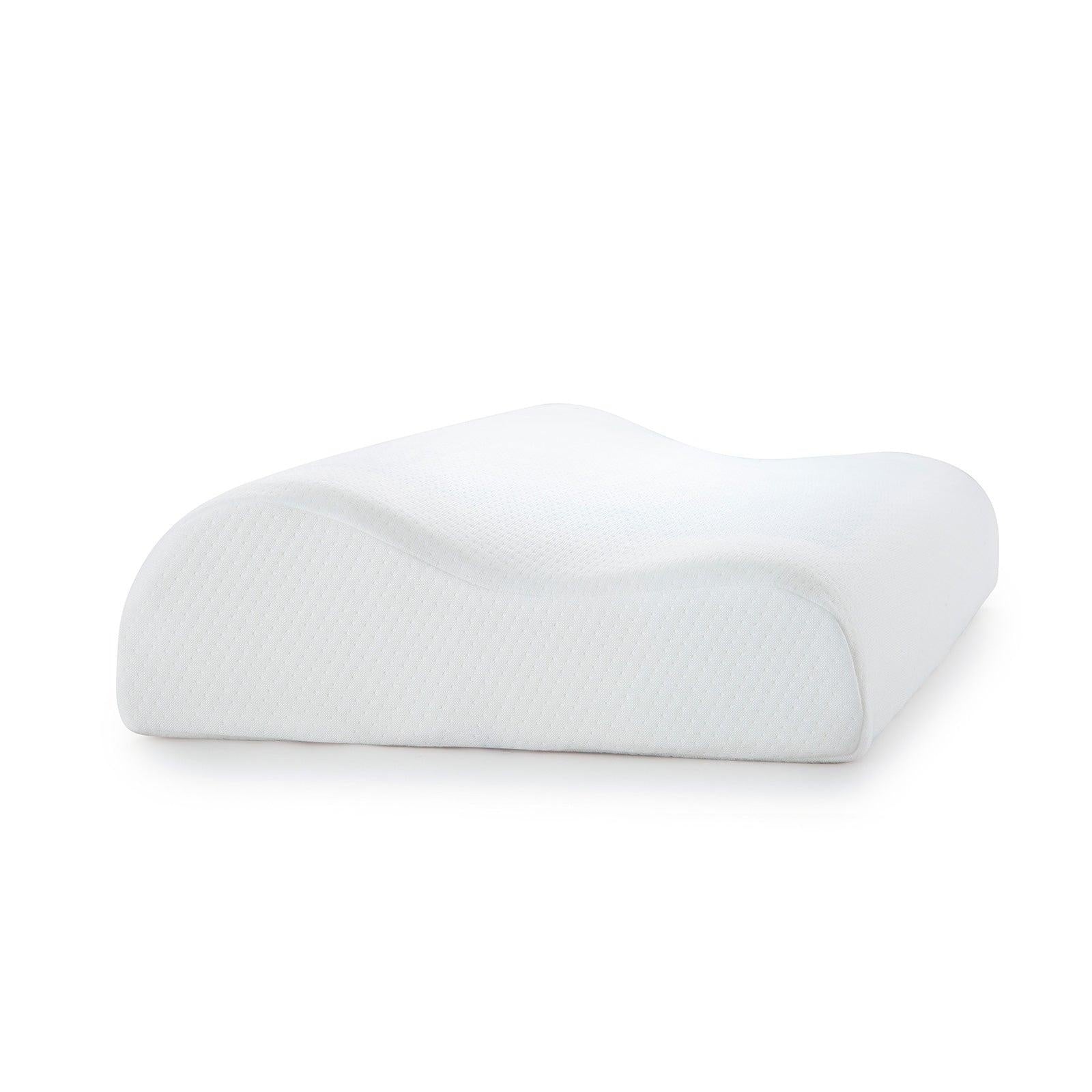 Royal Comfort Cooling Gel Contour High Density Memory Foam Pillow Single Pack 30 x 50 cm White, Blue Deals499