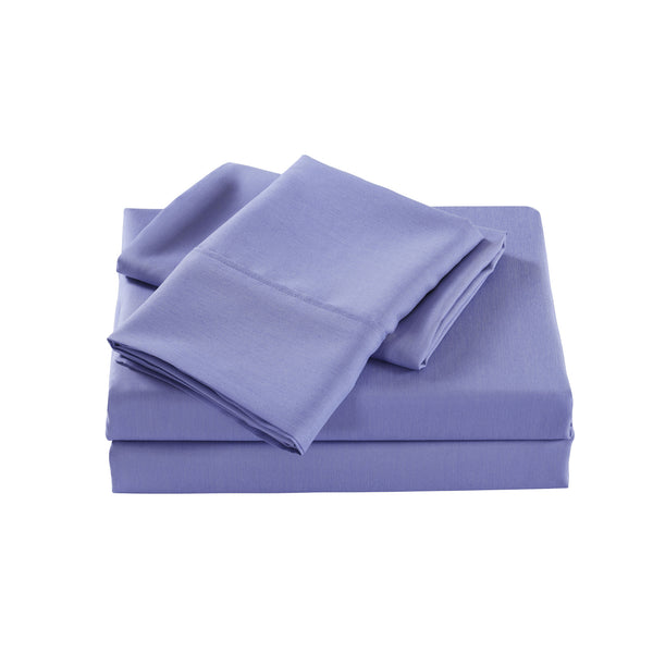 Royal Comfort 2000 Thread Count Bamboo Cooling Sheet Set Ultra Soft Bedding - King Single - Mid Blue from Deals499 at Deals499