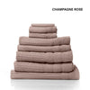 Royal Comfort Eden Egyptian Cotton 600GSM 8 Piece Luxury Bath Towels Set Rose Deals499