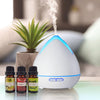 Essential Oils Ultrasonic Aromatherapy Diffuser Air Humidifier Purify 400ML  White Deals499