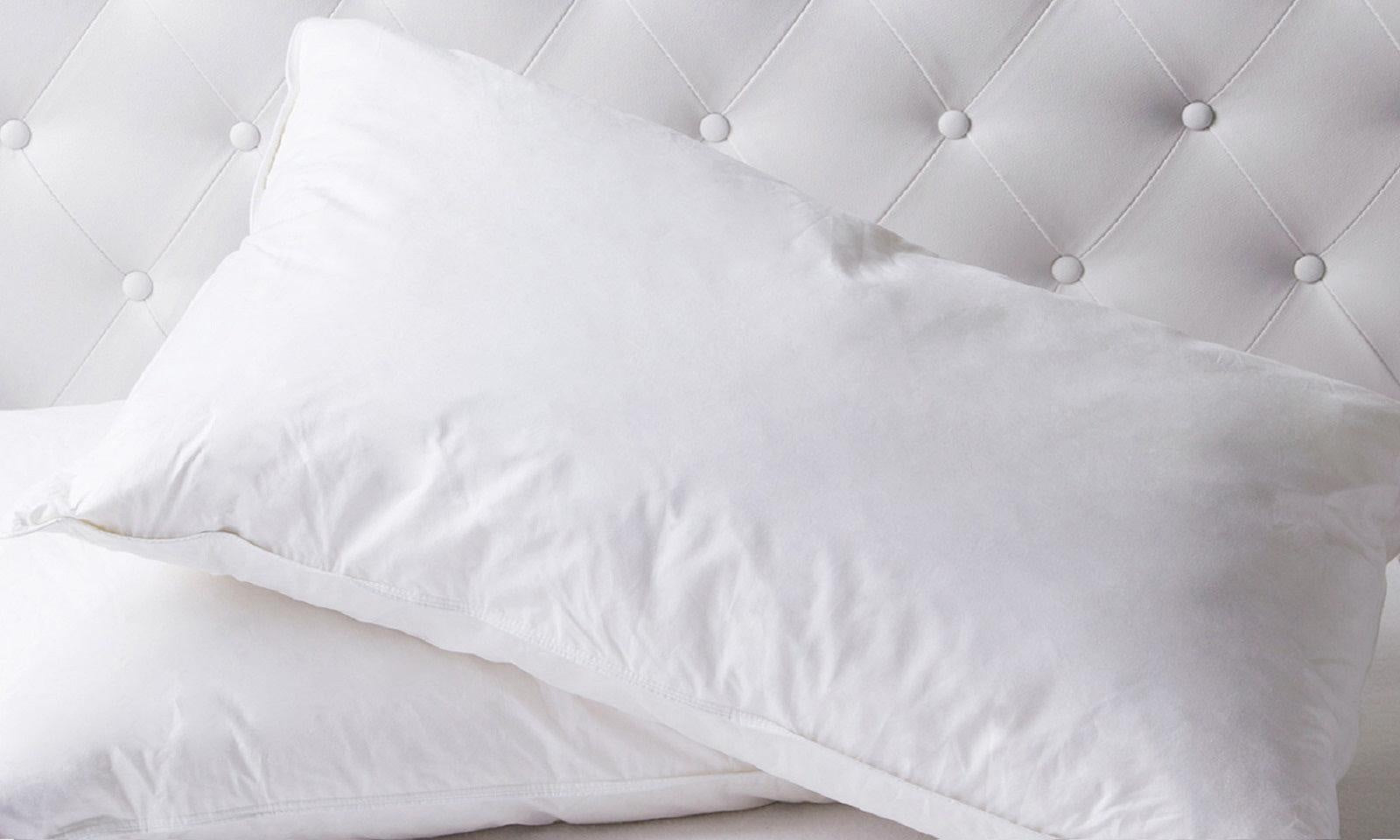 Duck Feather & Down Quilt 500GSM + Duck Feather and Down Pillows 2 Pack Combo Double White Deals499