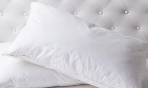 Duck Feather & Down Quilt 500GSM + Duck Feather and Down Pillows 2 Pack Combo Queen White Deals499