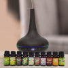 Milano Aroma Diffuser Set With 10 Pack Diffuser Oils Humidifier Aromatherapy - Dark Wood Deals499