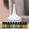 Milano Aroma Diffuser Set With 10 Pack Diffuser Oils Humidifier Aromatherapy - White Deals499