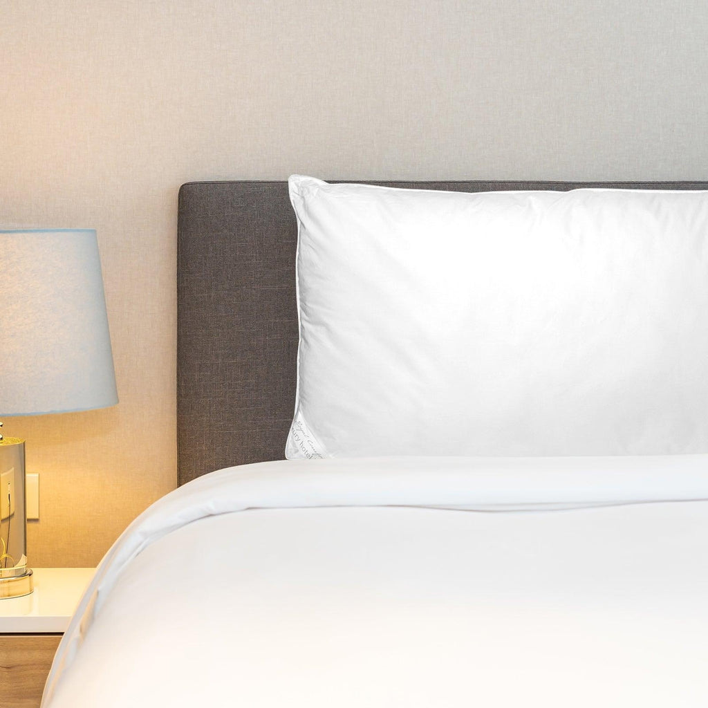 250GSM Bamboo Blend Quilt With 1100GSM King Size Hotel Pillow Bedding Set Queen Deals499