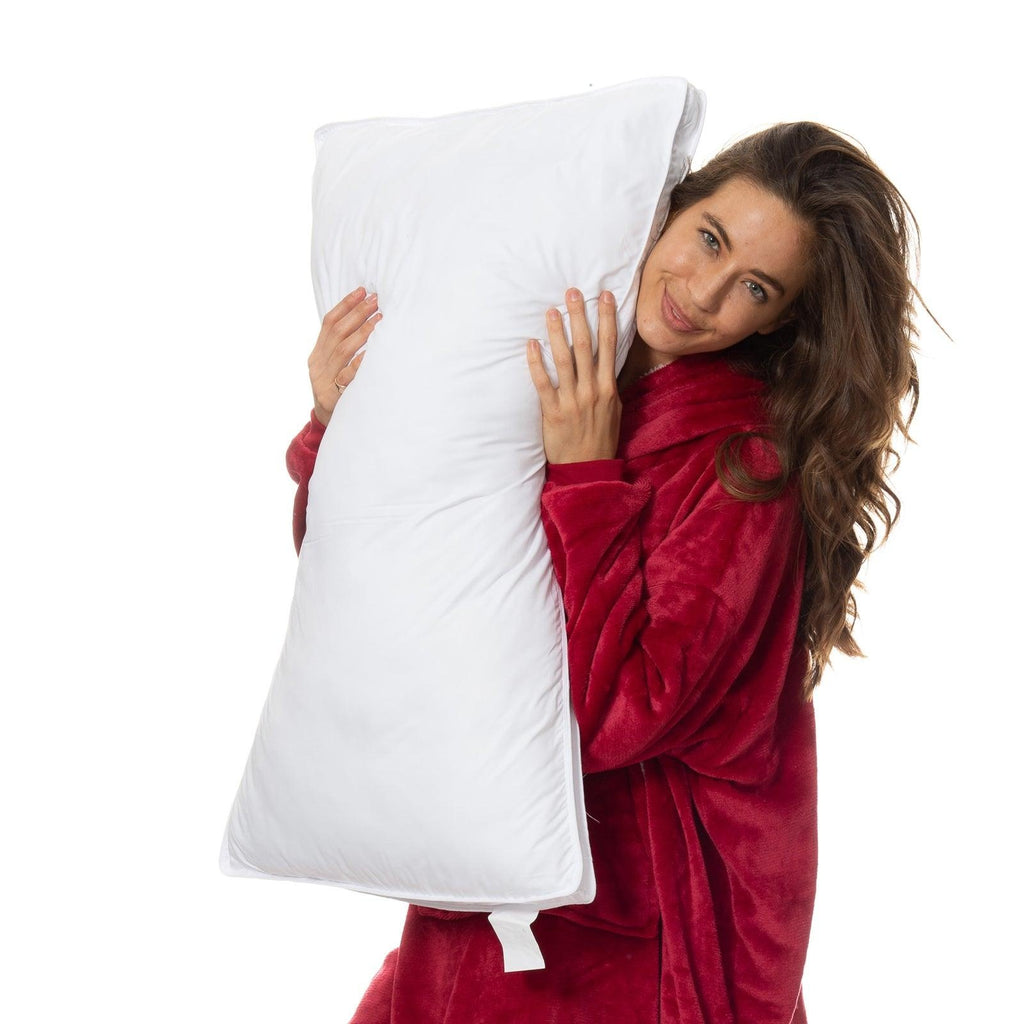 250GSM Bamboo Blend Quilt With 1100GSM King Size Hotel Pillow Bedding Set Queen Deals499