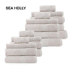 Royal Comfort 18 Piece Cotton Bamboo Towel Bundle Set 450GSM Luxurious Absorbent Sea Holly Deals499