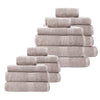 Royal Comfort 18 Piece Cotton Bamboo Towel Bundle Set 450GSM Luxurious Absorbent Champagne Deals499