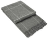 Brighton Throw - 100% NZ Wool - Grey Striped Deals499