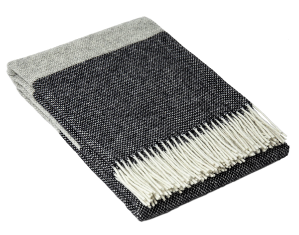 Brighton Throw - 100% NZ Wool - Monochrome Deals499