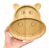 Bamboo Hippo Kids Plate with Suction Cap Base & Spoon Deals499