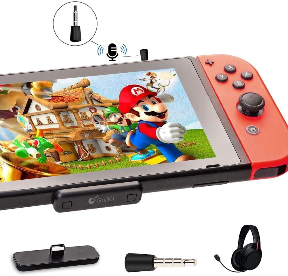 Bluetooth Adapter Route air Pro Support in-Game Voice Chat compatible with Nintendo Switch, Nintendo Switch Lite, PS4 and Laptops Deals499