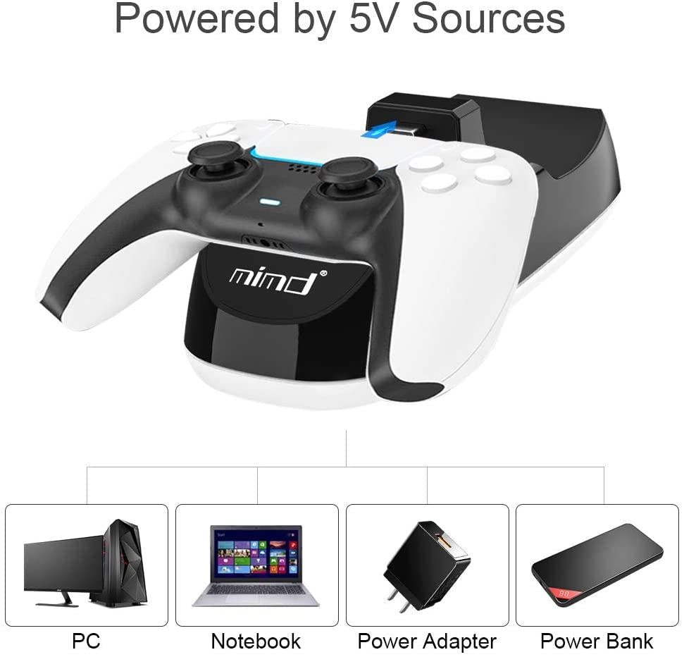 PS5 Charging Dock with USB Charging for 2 Controllers Deals499