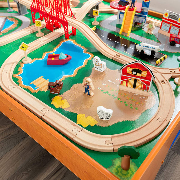 Ride Around Train Set and Table for kids Deals499
