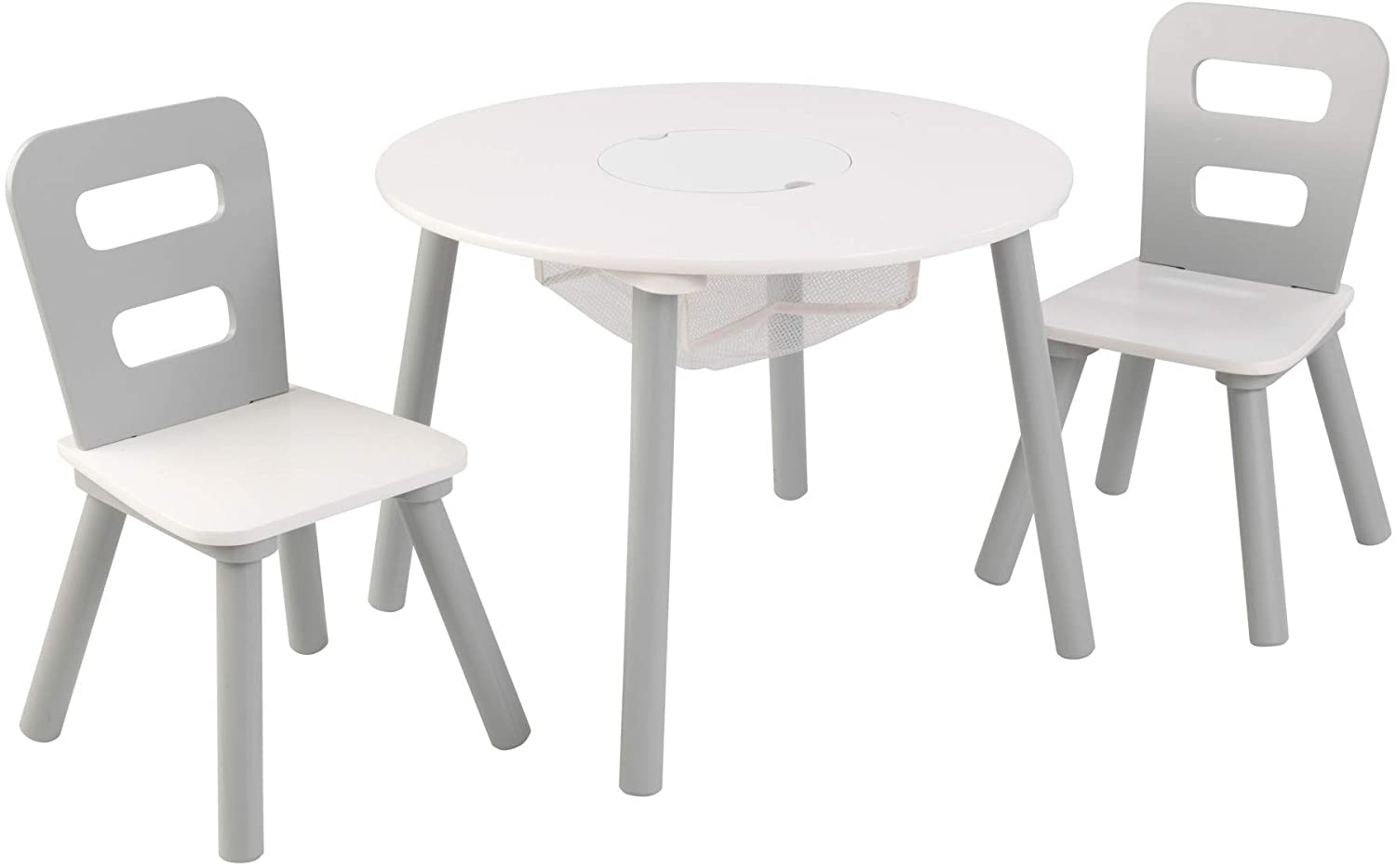 Round Table and 2 Chair Set for kids (Gray) Deals499