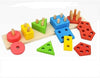 Wooden Educational Preschool Blocks Puzzle for 3 to 5 Year Old Kids Toys Deals499