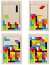 40 Pieces Wooden Blocks Puzzle Brain Teasers for Kids Montessori model Deals499