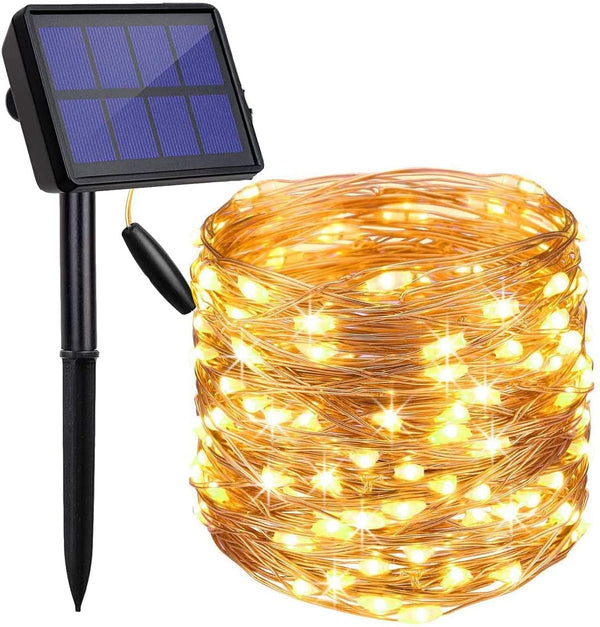 200 Waterproof LED Solar Fairy Light Outdoor with 8 Lighting Modes for Home,Garden and Decoration Deals499