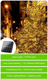 20m 200 LED Solar Powered Outdoor Lights with 8 Lighting Modes and Waterproof for Home,Garden and Decoration Deals499