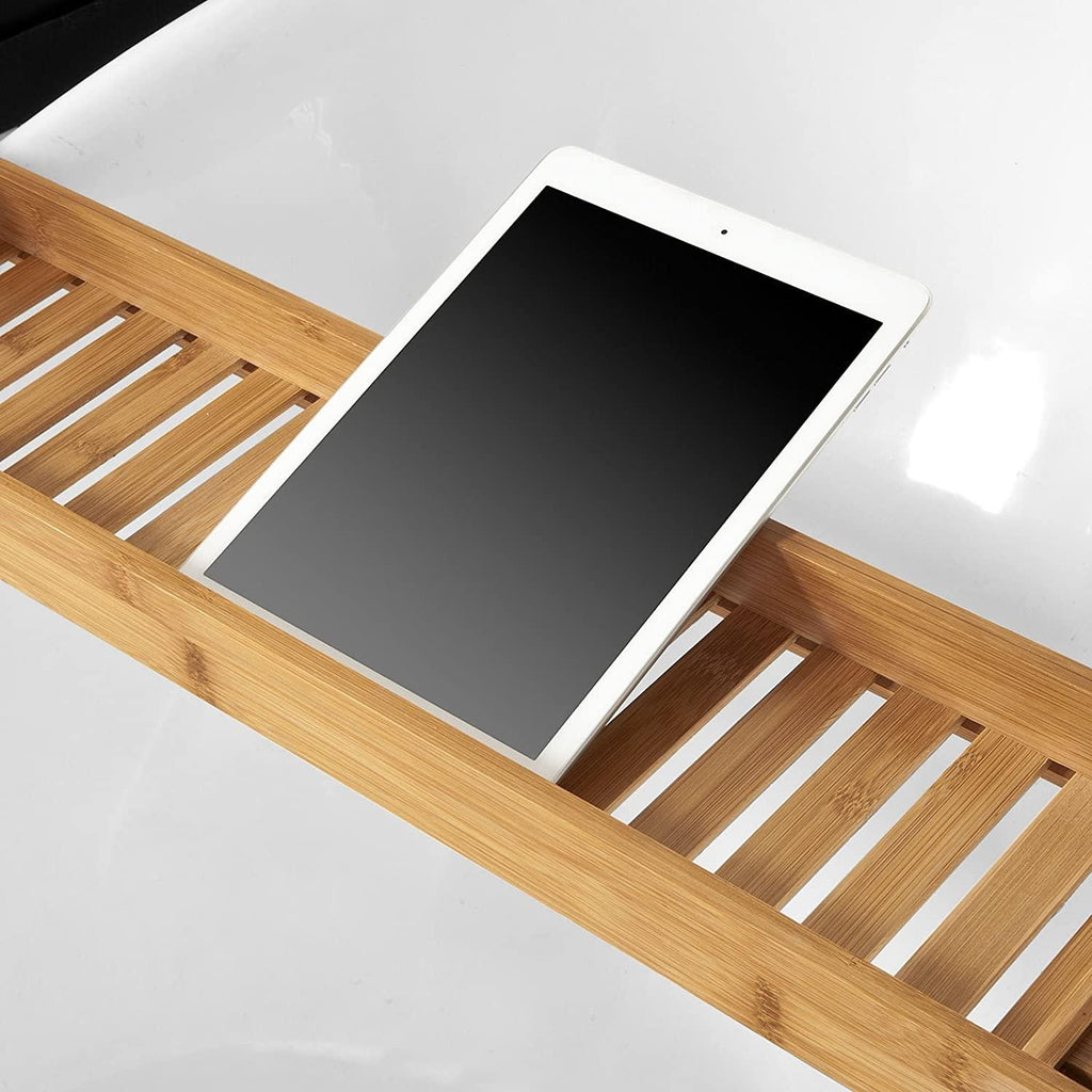 Bamboo Bath Caddy, Tray,Organiser Natural Deals499