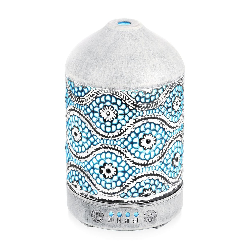 activiva 100ml Metal Essential Oil and Aroma Diffuser-Vintage White Deals499