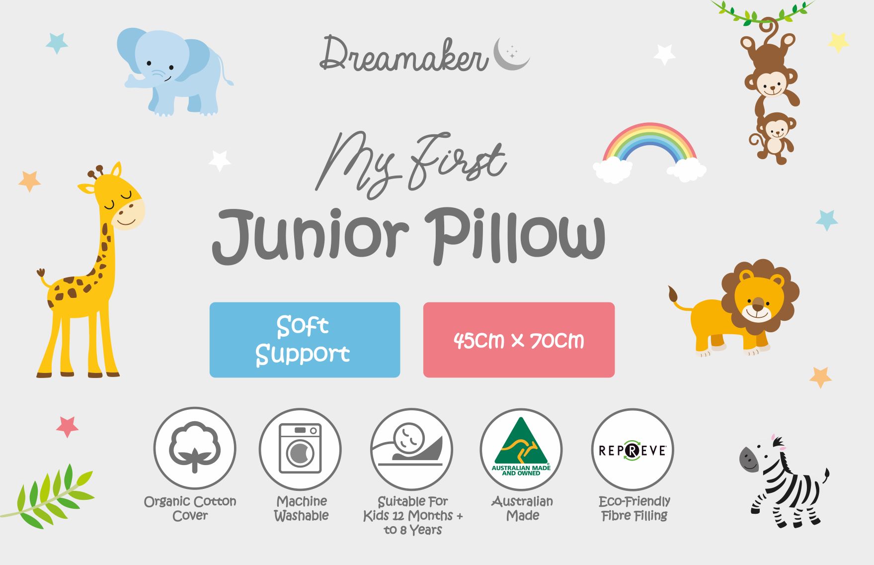 Dreamaker My First Junior Pillow Deals499