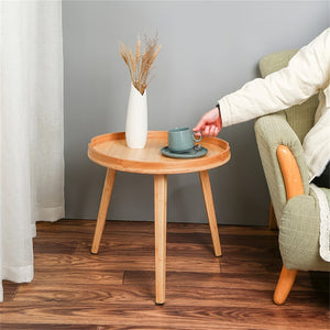 Sommer Bamboo Round Coffee Side Table Deals499