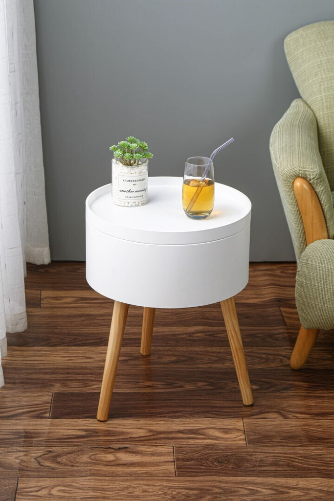 Mykhaela Tray Top Bedside Table Side Table Bedroom Storage Deals499