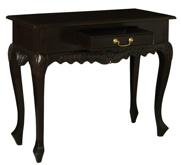 Sierra Carved 1 Drawer Sofa Table (Chocolate) Deals499