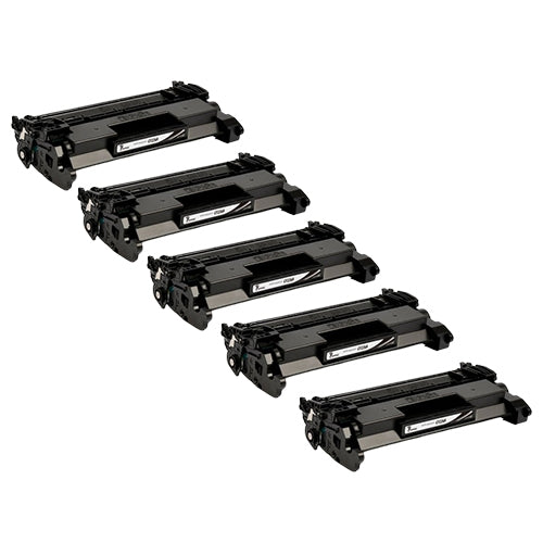 Compatible Premium 5 x 6A  Toner Cartridge CF226A - for use in HP Printers Deals499